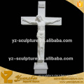 high quality hand carved white marble Jesus statue for church